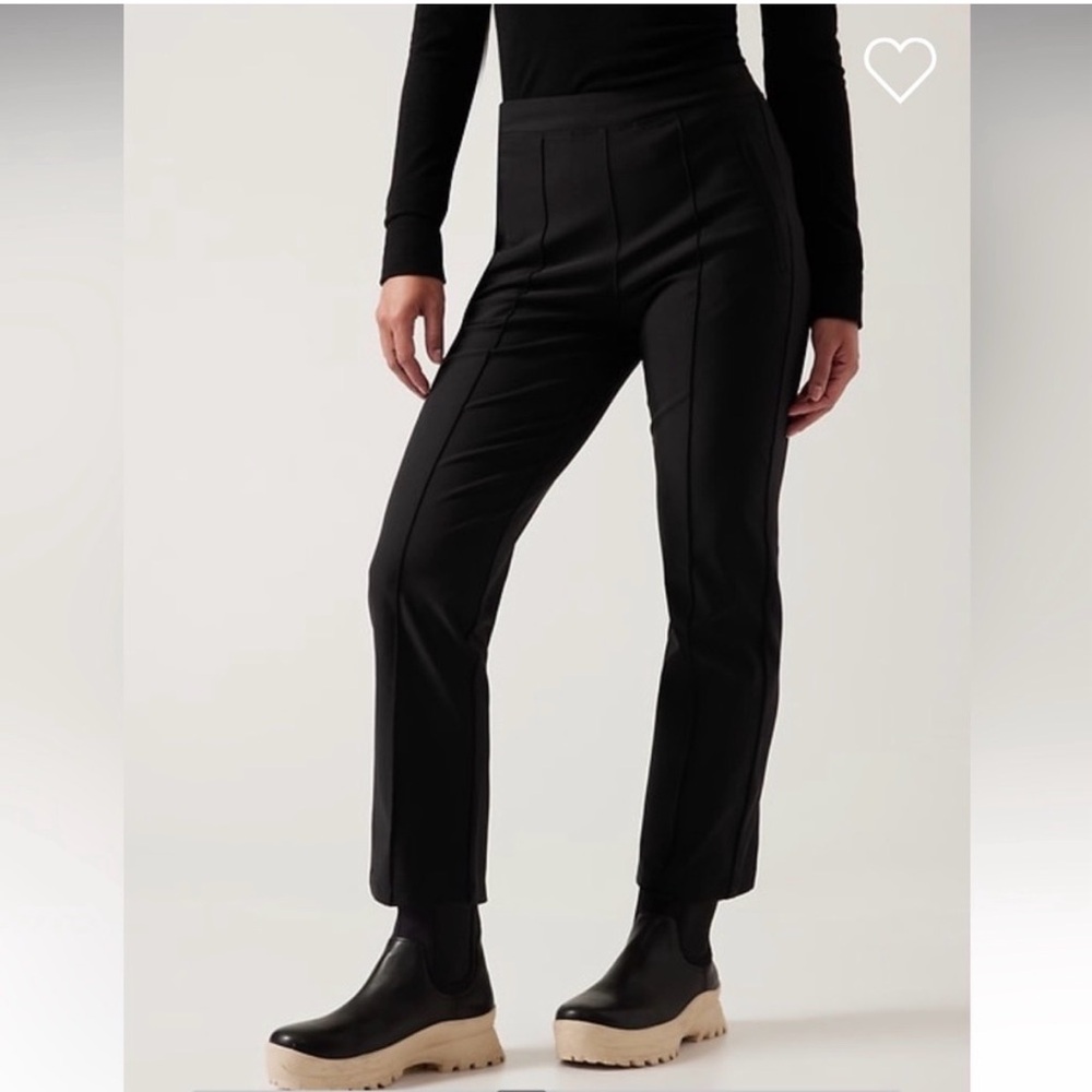 Athleta Headlands Hybrid Pant. Black, Size 8